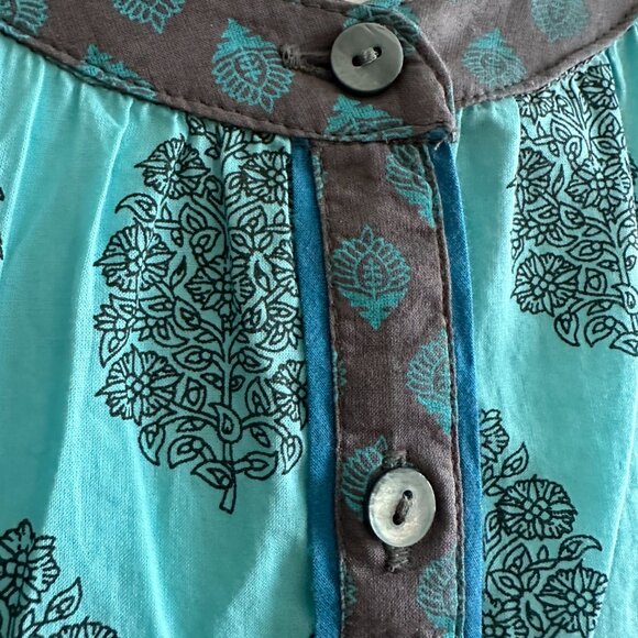 SUNDANCE Women's 100% Cotton Button Up Shirt Top Size M Medium - Picture 6 of 9